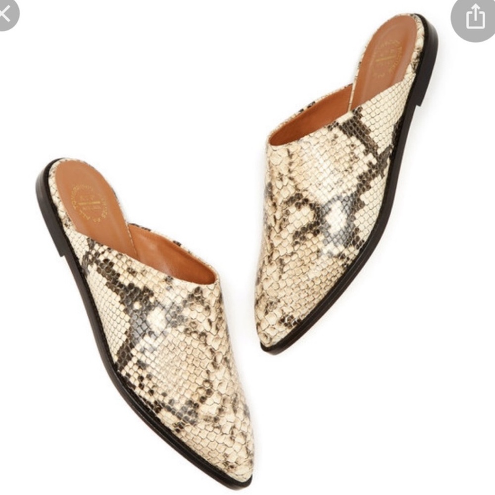 ATP atelier Snakeskin leather made in Italy mules - Picture 2 of 10